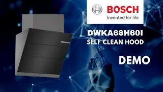 ДЫМОХОД BOSCH DWKA68H60I &diams; 60 см &diams; Наклонная вытяжка &diams; Управление жестами и сенсорное управление &diams; Самоочищающийся дымоход