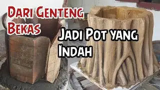 Ide Kreatif | Dari Genteng Bekas Bisa Jadi Pot yang Cantik Dan Unik