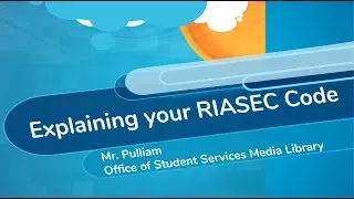 Explaining Your RIASEC Code