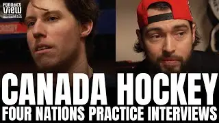 Connor McDavid, Nathan MacKinnon, Mitch Marner & Drew Doughty Discuss Canada vs. USA Matchup