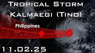 [Sunday] Kalmaegi (Tino) Forms; Forecast to Become a Typhoon on Approach to the Philippines