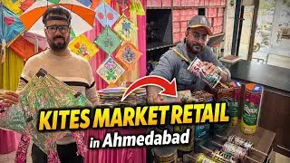 Best kite market retail market in Ahmedabad || Patang market vlog | kite festival 2026 