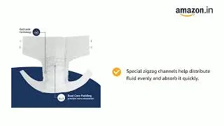 Amazon Brand   Solimo Adult Diapers Tape Style  Medium Size  60 Count  30 x Pack of 2  Waist 28 45 I