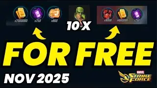 THANKSGIVING RECAP! TWO PROMO CODES! FREE GOLD, TRAIN, CORE & SHARDS! NOV 2025 | MARVEL Strike Force