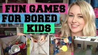 Top 10 Best Games / Activities For Bored Kids - CHEAP !!! FUN GAMES