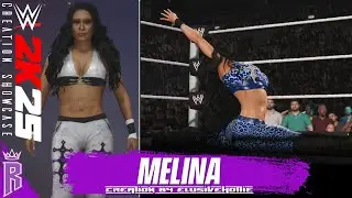 Демонстрация творений WWE 2K25: Мелина #WWE2K25 #Melina