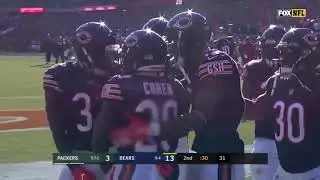 Trey Burton touchdown Bears vs Packers 2018