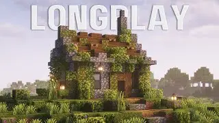Minecraft Relaxing Longplay | Cozy Overgrown Cottage House (No Commentary)