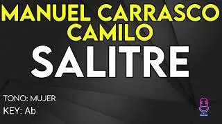 Manuel Carrasco & Camilo - Salitre - Karaoke Instrumental - Mujer