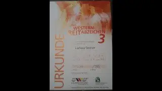 Larissas bronzenes Westernreitabzeichen: Die Westernhorsemanship