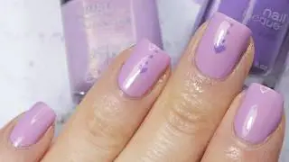 Easy Purple Heart and Dots Nails | Valentine's Day Nail Art | Minimalist Nail Tutorial for Beginners