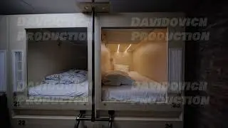 Capsule hotel beds providing comfortable and private sleeping space