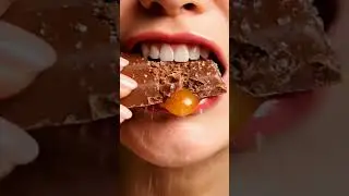 CRYSTAL CHOCOLATE&hellip; CARAMEL EXPLOSION?! #foodasmr #notalking