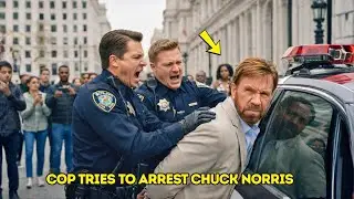 Cop Tries to Arrest Chuck Norris &mdash; Freezes When He Realizes He&rsquo;s the Mayor!