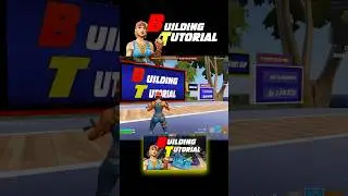 BUILDING TUTORIAL MAP📚⚠️ #buildingtutorial #fortnitepractice #fortnitebeginners