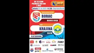 ŽRK Borac vs ŽRK Krajina BH telekom premijer liga BiH drugo kolo sezona 2023/24
