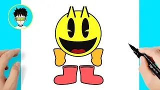 How to draw PAC-MAN from Stumble Guys