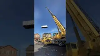 Crane delivery cal spa swim spa