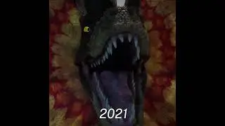 Evolution of Dilophosaurus 🦖#evolution #short #dinosaur #dilophosaurus