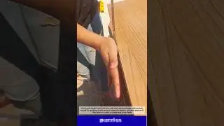 Perfect Edge Trimming with Hand Tool &mdash; Satisfying Wood Finish 😱#Shorts