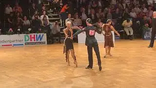 Gabrielle Goffredo - Anna Matus, rumba. GOC 2019, WDSF PD Pro Super Grand Prix Latin.