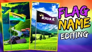 Flag Name Video Editing | Instagram Viral Flag Name Video Kaise Banaye