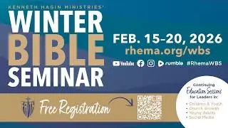26.02.16 | Monday 7pm | Pastor Kenneth W. Hagin |  Kenneth Hagin Ministries' Winter Bible Seminar