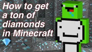 How to get a tons of diamonds in Minecraft ⛏ *tutorial