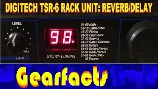 Digitech TSR-6 True Stereo Effects Processor: Sweet reverb and delay rack unit