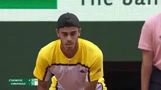 Djokovic vs Cerrundolo French Open 4th Round 2024