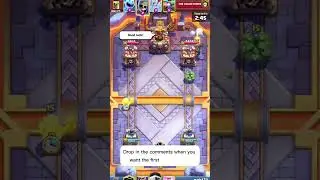 Первая прямая трансляция Clash с использованием ваших колод 🤔 #clashroyale