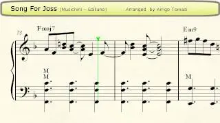 Song for Joss (Musichini - Galliano) - Accordion Sheet Music