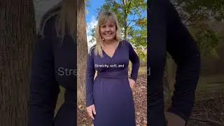 The Perfect Long Sleeve Maxi Dress for Fall #amazon #fall #midsizefashion