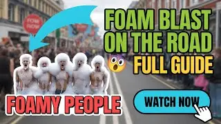 This Outdoor Foam Party Took Over the Street &ndash; You Must See It!