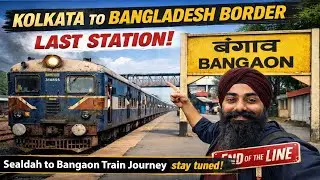 Kolkata Se Bangladesh Border Tak Local Train Se Safar | Sealdah to Bangaon Train Vlog #bangaon