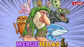 Merge Fellas Scary Brainrot 2 👻 🎃☠️ | MERGE FELLAS | LIVE STREAMING MERGE FELLAS 16