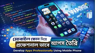 মোবাইল ফোন দিয়ে প্রফেশনাল ভাবে অ্যাপ্লিকেশন তৈরি || Create professional app using mobile phones 