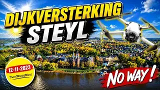 Unieke Beelden voortgang dijkversterking Maashoek Steyl