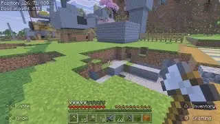 Minecraft Lava chicken place and Library is destroyed.