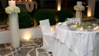 Bride's table in Greece by Mona Lisa