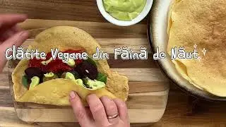 Clătite Vegane din Făină de Ovăz și Năut
