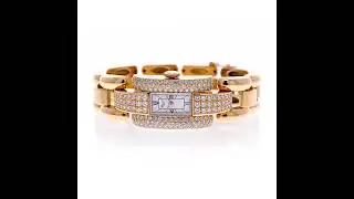 Chopard 18K Yellow Gold La Strada Diamond Ladies Watch