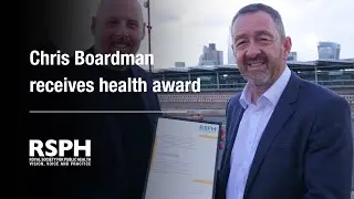 Chris Boardman receives award for &lsquo;outstanding contribution&rsquo; to public health