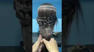 Easy hairstyle for girls..makeup.nail art