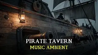 Seaside Pirate Tavern Music | Calm Fantasy Soundscape for Sleep