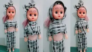 Beautiful Dress Design 👗✨ for doll and girls #dolldecoration #diy#howtomakedolldress #fashion 