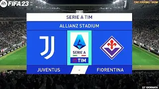 FIFA 23 Juventus - Fiorentina | SERIE A 2022/2023 - 22° Giornata | Gameplay