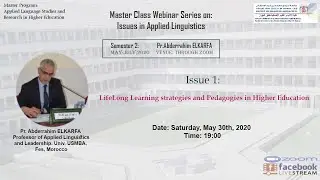 Life Long Learning strategies and Pedagogies in Higher Education (part 2)