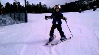 Nigel Holland skis again