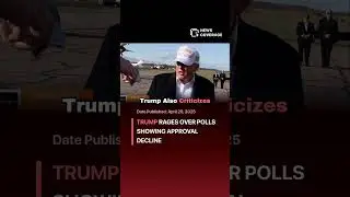 Trump Rages Over Polls Showing Approval Decline #politics